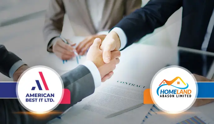 MoU signing ceremony between Homeland Abason Limited and American Best IT